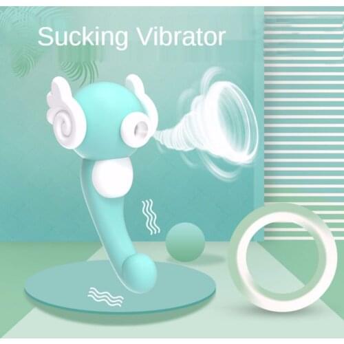 Tongue Sucking & Licking Vibrator G-Spot Nipple Sucker Vagina Clitoris Stimulator Dildo Female Masturbation Sex Toys for Women