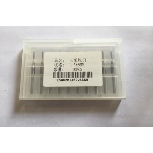 10pcs 1.5mm 1/8" Shank Tungsten Carbide cutter Rotary Burr Set CNC Engraving Bit