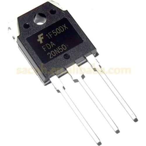 10Pcs FDA20N50 or FDA20N50F or FDA16N50 or FDA15N65 TO-3P 20A 500V Power MOSFE