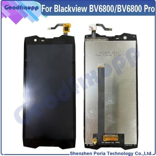100% Test AAA For Blackview BV6800 BV6800 Pro LCD Display Sensor Touch Screen Digitizer Assembly Replacement