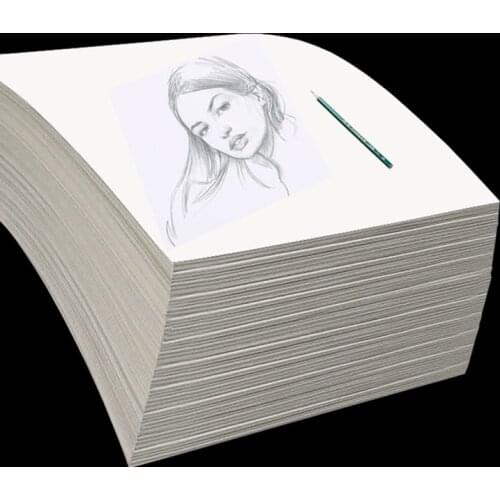 100 Sheets Watercolor Paper Hand Painted Drawing Sketch for Artist Student Art Supplies Stationery