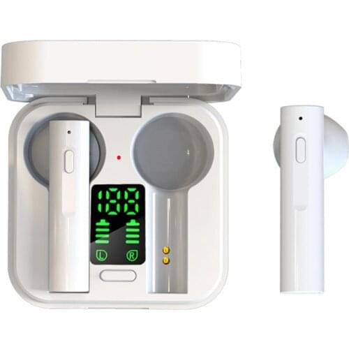 Bluetooth Headphones Solar Powered LED Display Bluetooth 5.0 TWS Wireless Headphones HiFi Earphones наушники беспроводные 2020