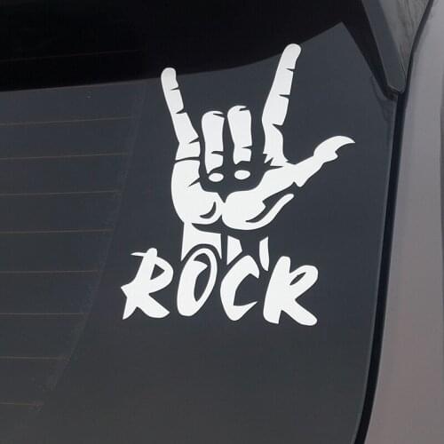 Fuzhen Boutique Decals Exterior Accessories Car Stickers Rock Finger Funny Car Sticker Auto Vinyl Decal