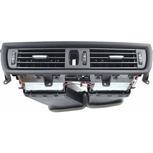 LHD Central Console Air Conditioning Chromed AC Vent Complete Assembly For BMW 5 Series F10 F11 F18 2010-2017 64229209136