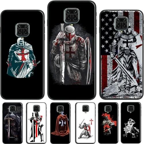 Christian Templar Knights Phone Case For Redmi Note 10 Pro 9S 8T Note 8 Note 9 Pro Cover For Redmi 9T 9 9C 7A 8A 9A