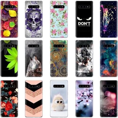 For Samsung Galaxy S10 Case S10Plus Case Silicone TPU Cover Phone S10 E Case For Samsung S10 Plus G975F S 10 SM-G973F Case Coque