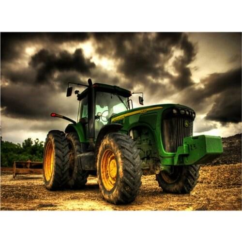 Diy Square Diamond Painting farm truck Cross Stitch Full Circular Mosaic Diamond Embroidery Christmas decorations for home