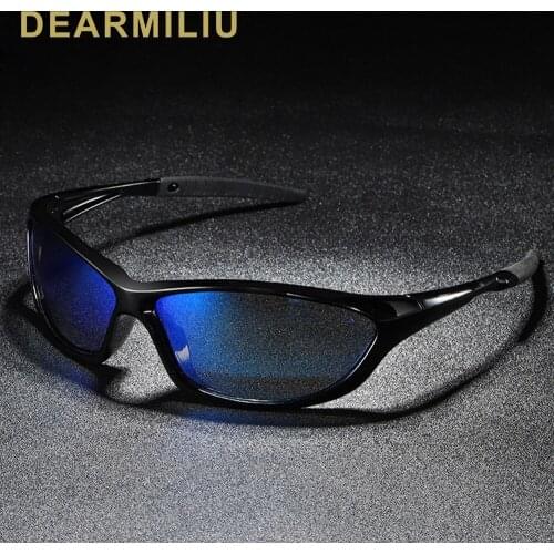 DEARMILIU BRAND Polarized Sunglasses Men Women Driving Pilot Frame Sun Glasses Male Goggle UV400 Gafas De So For Sport Men