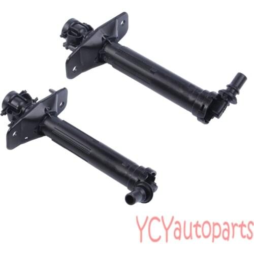 Left & Right Headlight Washer Sprayer Nozzles Fit For Audi A6 S6 Avant 2016-2017