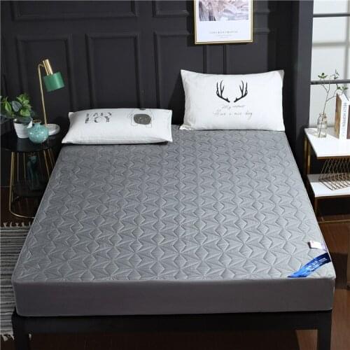 All-inclusive Waterproof Mattress Cover King Queen Size Anti-mite Bed Pad Protective Cover 180x200cm Not Including Pillowcase