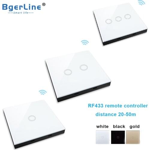 RF433 433MHz stick switch control wall touch panel sticky wireless RF remote controller transmitter module for wall RF433 switch