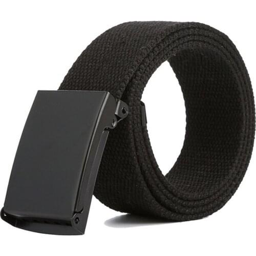 Men Belt New Fashion Unisex Army Tactical Waist Belt Jeans Male Casual Luxury Canvas Webbing Waistband Ceinture Femme