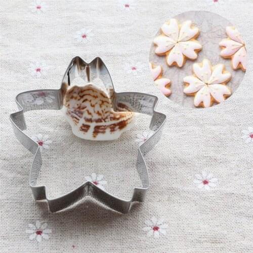 Flower Series Sakura Flower Cake Cookie Fondant Decorating Tools 1PC Cherry Blossoms Flower Cookie Cutter