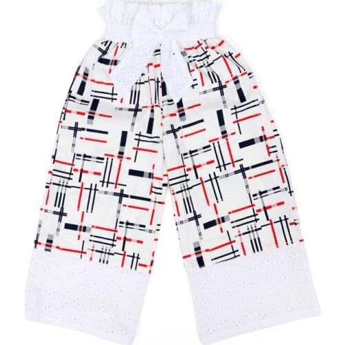 Kaiya Angel Girls Pants Toddler Spring Autumn Big Bow Pants Kids Floral Loose Pants Wholesale Girls Long Trousers