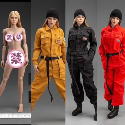 In Stock VERYCOOL VCL-1004 1/6 Scale Female Clothes Wear Workwear Coverall Suit for 12" Woman Action Figure Dolls