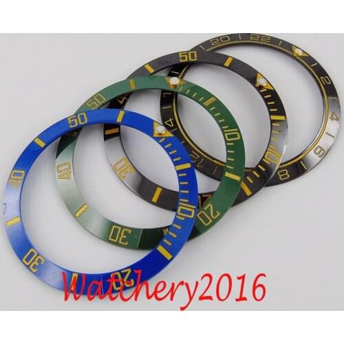 High Quality 38mm Watch Ceramic Bezel Ring Insert Fit 40mm Watch