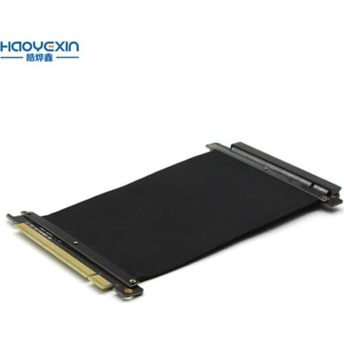 High Speed PCI Express PCI-E 16x Flexible Cable Extension Port Adapter Riser Card Adapter PCIe Riser Extender Cable for Computer