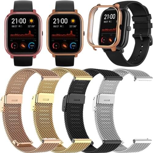 Watchband Protective Case For Xiaomi Huami Amazfit GTS Bracelet Screen Protector Smart Watch Protection Shell Protective Film