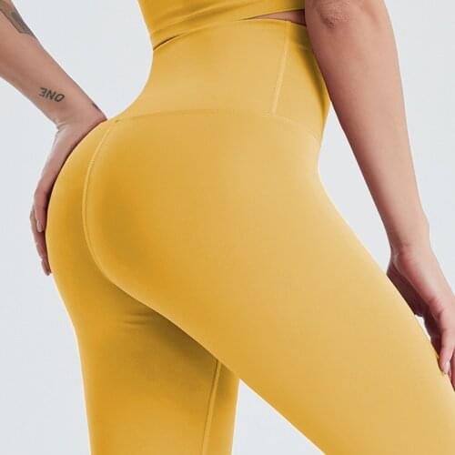 Hot Sale Fitness Female Full Length Leggings 5 Colors Running Pants Comfortable And Formfitting Yoga Pants