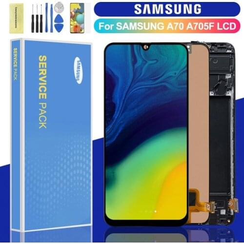 For Samsung Galaxy A70 LCD Display Touch Screen Digitizer Assembly Replacement For Samsung Galaxy A70 A705FN A705F LCD Screen