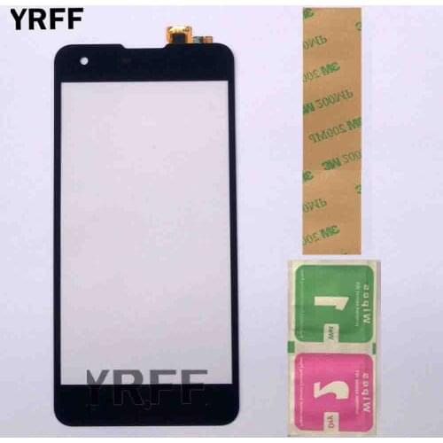 5'' Touch Screen For Highscreen Omega Prime S Touch Screen Digitizer Panel Glass Touchscreen Sensor Smartphone Digitizer 3M Glue