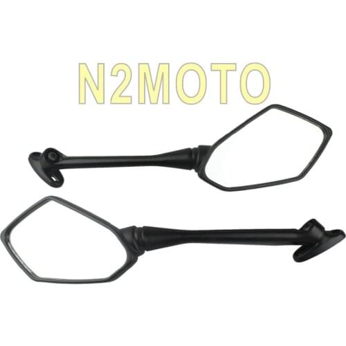 For Honda CBR250 CBR 250 CB1300S Motorcycle Side Mirror Rear View Mirrors 2003-2012 Black