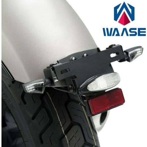 Waase License Plate Frame Holder Bracket Tail Tidy Fender Eliminator For HONDA CMX 300 500 Rebel PC56 2017 2018 2019 2020 2021