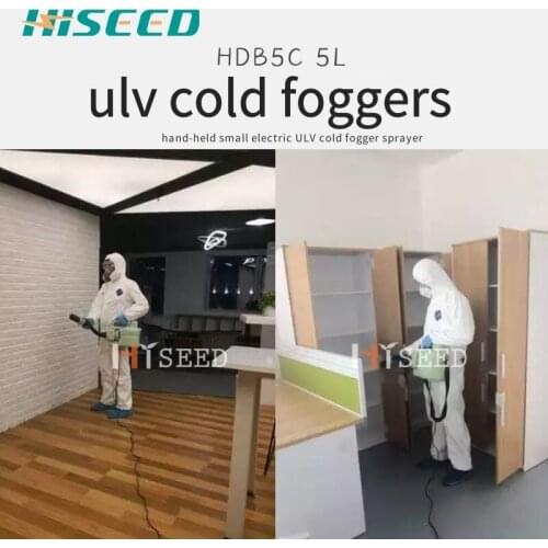 Disinfection with ulv cold fogger sprayer