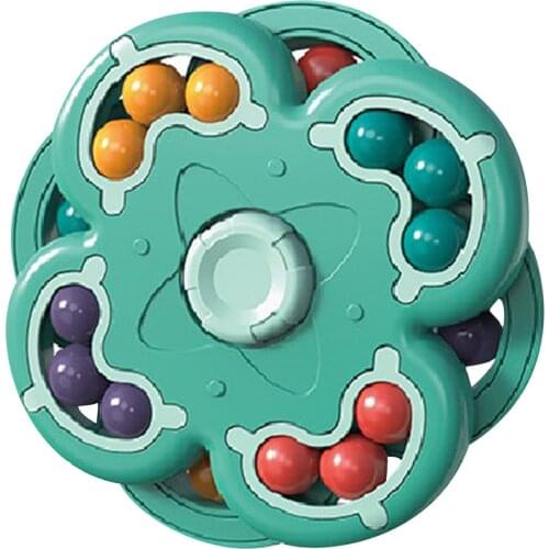 Fidget Special-Shaped Double-Sided Spinner Magic Beans Toys Children Adult Office Anti-stress Square Rotating Bean Puzzle Toys