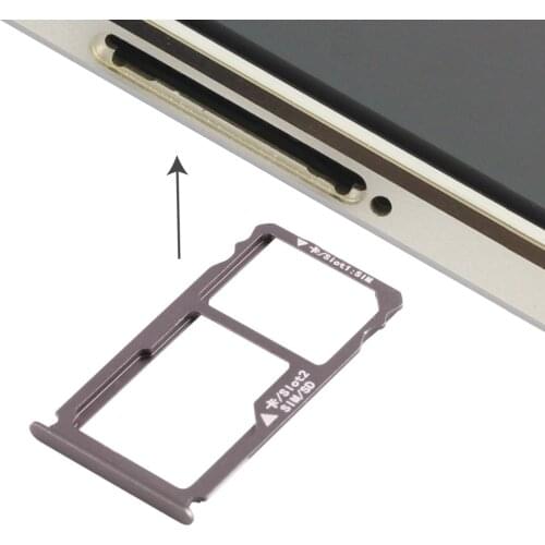 IPartsBuy New for Huawei Mate S Nano SIM Card Tray + Nano SIM / Micro SD Card Tray
