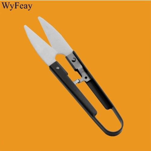 Ceramic U-shaped Knife Cross-stitch Scissors Thread Head Tool Yarn Fish Line Child Food Safety Sewing Embroidery Tailor Scissors