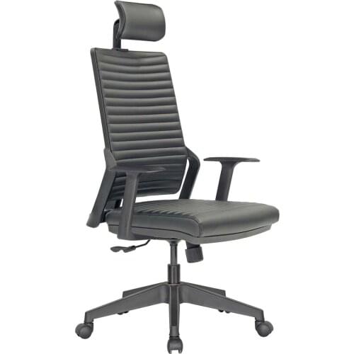 Space Office Riva Bel Supported Manager Chair-Black