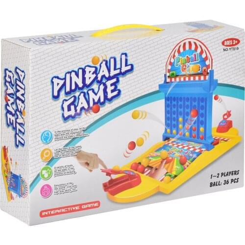 Desktop Pinball Machine Juego De Mesa Table Interactive Decompression Basketball Toy Two-in-one Desktop Shooting Game