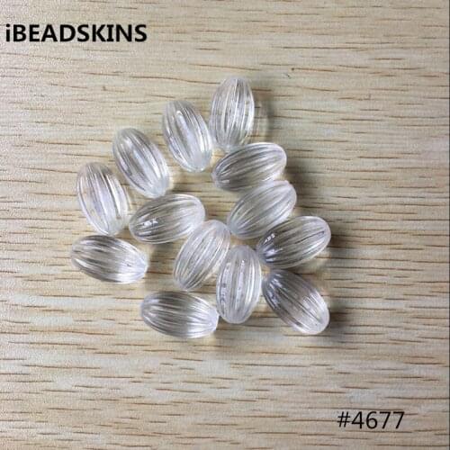 New arrival! 22x12mm 240pcs/lot Acrylic clear stripe shape beads for jewelry necklace making(As shown)