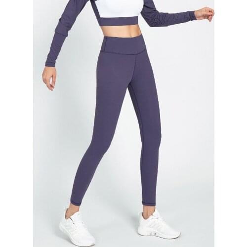 Skinny Yoga Pants Tall Waist Shaping Gym Leggings Peach Leggings For Women