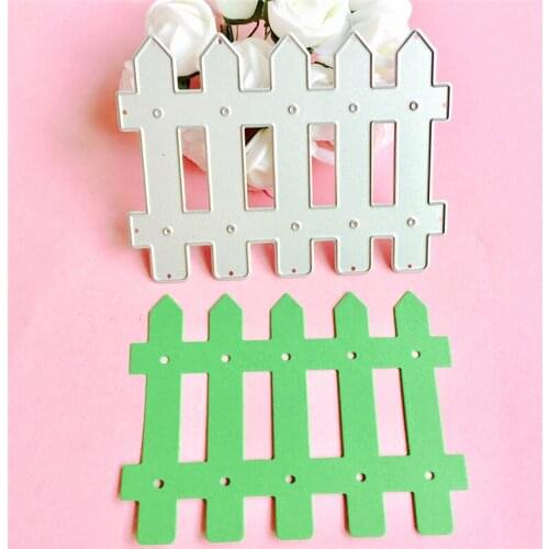Fence Cutting Dies Stencils Scrapbook Album Embossing Paper Card DIY Craft Decor
