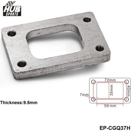 T25/T28/GT25 Turbo Inlet Flange stainless steel 1/2" Thick Tapped Holes HU-CGQ37H