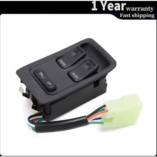 Car Driver Side Window Glass Lifter Regulator Control Switch Button For 1993-2002 Mazda RX7 RX-7 FD 14-66-350C FD1466350C