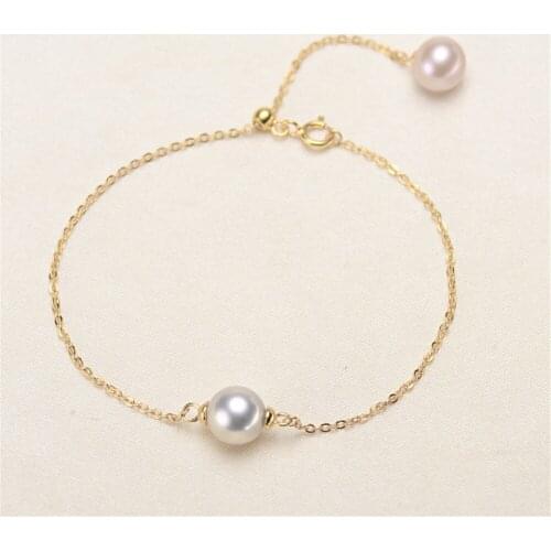DIY pearl accessories 925 silver pearl jade bracelet empty hold fashion bracelet holder
