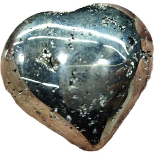 1pcs 140-180g Natures Decorations Medium Pyrite Heart