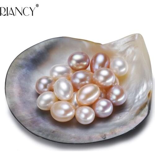 1 Pieces DIY interesting jewelry making Natural Freshwater Pearl Beads White Rice Pearl Loose Beads For Earring Pendant jewelry