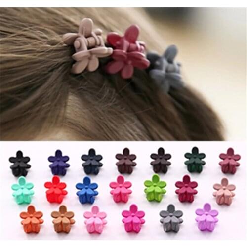 10 PCS Mini Hairpins New Kids Children Hair Accessories Hairpins Baby Flower Headwear Hair Pins Girl Headdress