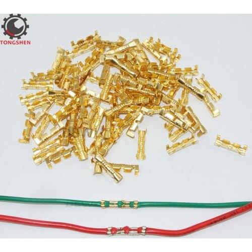 110pcs Docking connector line pressing button quick connect terminal wiring Automotive power line and cold-pressed terminals