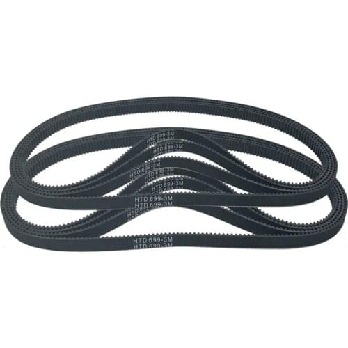 228-233 Teeth Timing Belt Perimeter 684-699mm HTD684-3M HTD687-3M HTD699-3M Power Transmission Parts