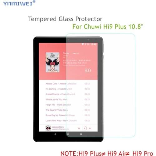 3Piece Glass Protector For CHUWI Hi9 Plus Scratch-Resistant 0.3mm Screen Protectors For Hi9 Plus 10.8 Tablet Glass Films