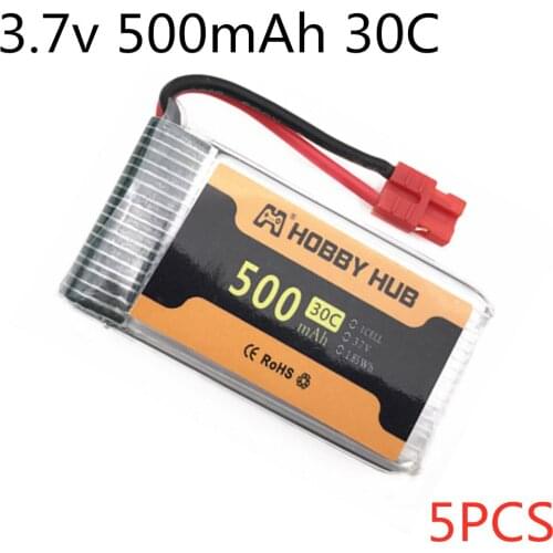 5pcs Original 3.7V 500mAh 30c Battery for Syma X5HW X5HC X5UW X5UC RC Quadcopter Drone Spare Part 802540 lipo Battery
