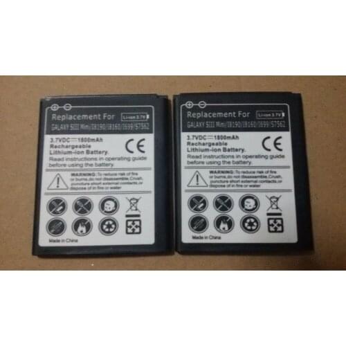 1800mAh for samsung galaxy s3 mini battery mobile phone Batteries for samsung galaxy s3 mini i8190 i8160