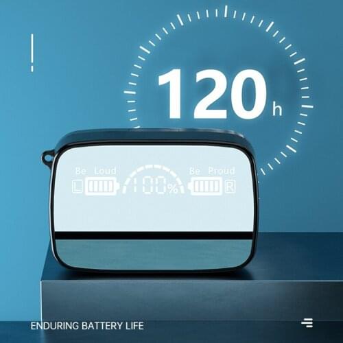 KINGSTAR Bluetooth 5.1 Earphones Wireless Headphone 9D Stereo Sports Waterproof Earbuds Headsets With Mic 2000mAh Charging Box