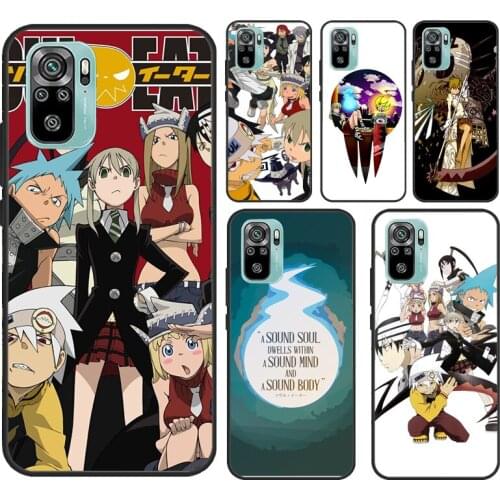 Anime Soul Eater Poster For Xiaomi Redmi Note 9 Pro Note 10 Pro 7 8 9S 8T Back Cover For Redmi 9T 9C 9A K40 Case