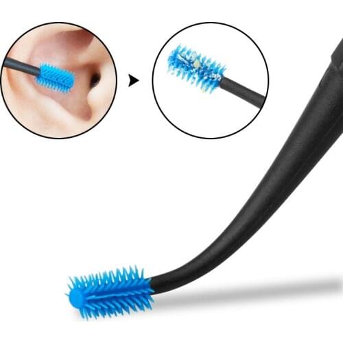 1PC Double-ended Stainless Steel Spiral Ear Pick Spoon Ear Wax Removal Cleaner Ear Tool Multi-function Portable